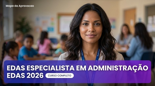 Capa do curso Administração SEDES-DF 2026 — Curso Completo Quadrix: Apostilas Aprofundadas + Simulados Comentados + Audiobooks + MentorIA + Minha Banca (IA que corrige redação)