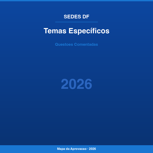 Temas Específicos SEDES-DF 2026