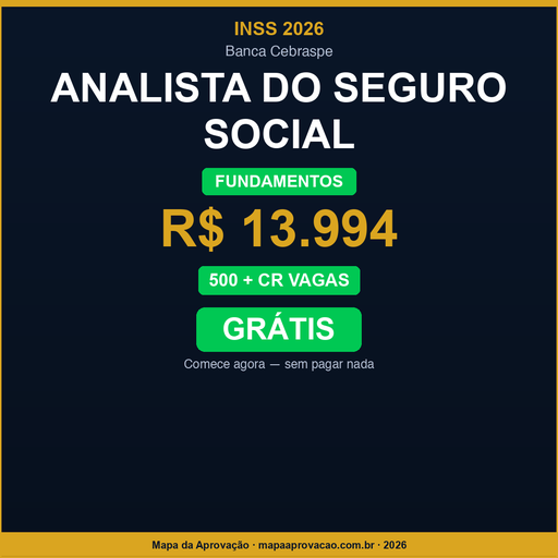 Analista do Seguro Social INSS 2026 — Nível 1: Fundamentos