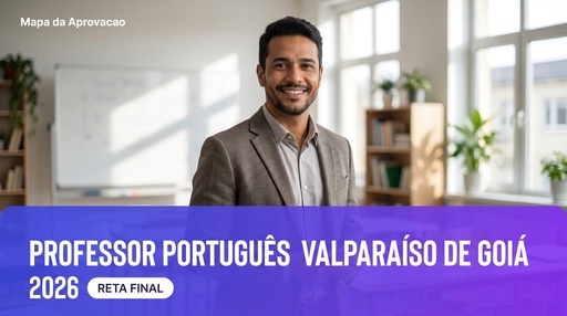 Professor Português Valparaíso de Goiás 2026 — Nível 1: Fundamentos