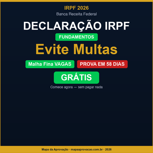 IRPF Malha Fina 2026 — Evite os 10 Erros que Levam à Malha Fina
