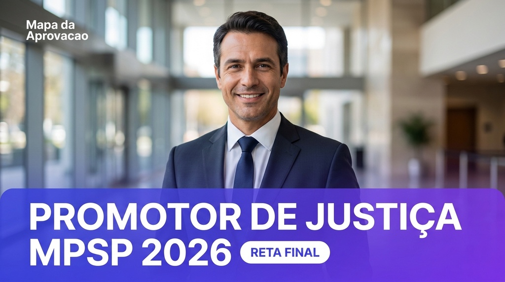 Promotor de Justiça MPSP 2026 — Nível 2: Aprofundamento + Minha Banca (IA que corrige e avalia redação)